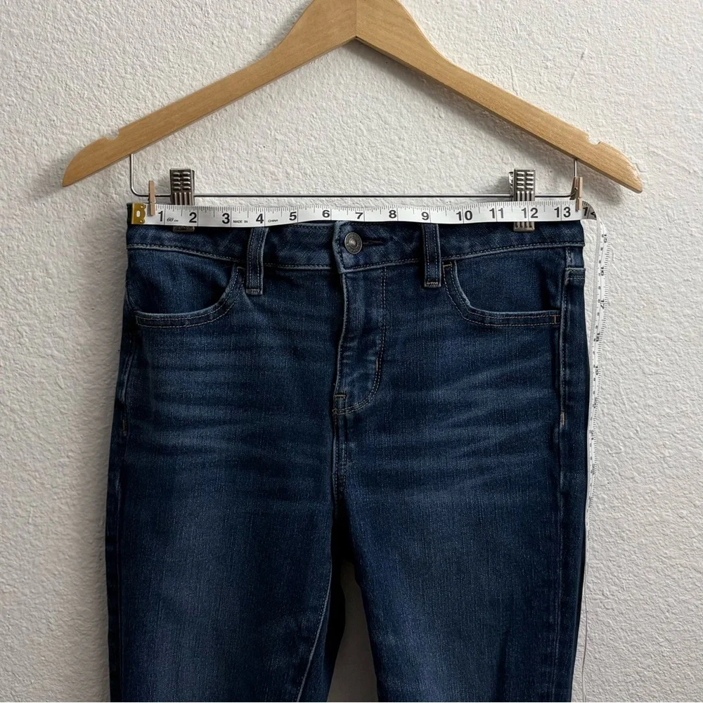 American Eagle AE The Dream Jean Jegging Hi Rise Blue Dark Wash size 4 Short - Picture 8 of 10